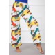 Moda Çizgi Bayan Pamuk Tek Alt Pijama 210021