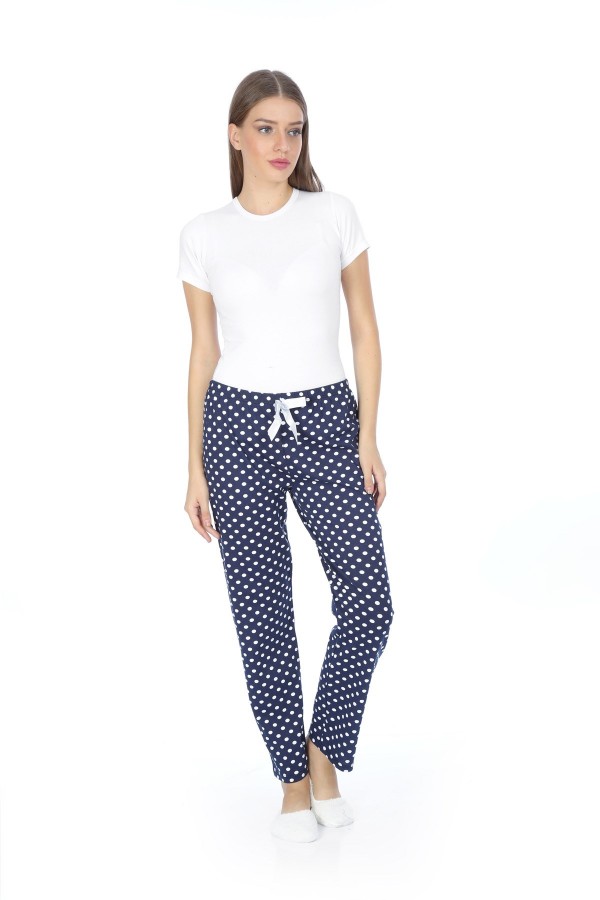 Moda Çizgi Bayan Tek Alt Pijama 27132