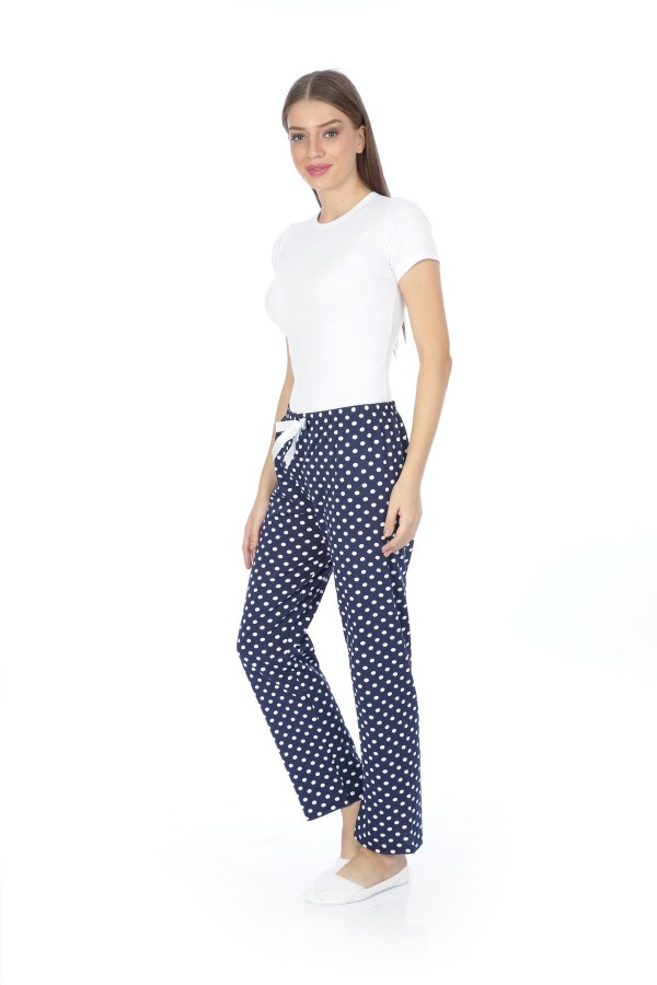 Moda Çizgi Bayan Tek Alt Pijama 27132
