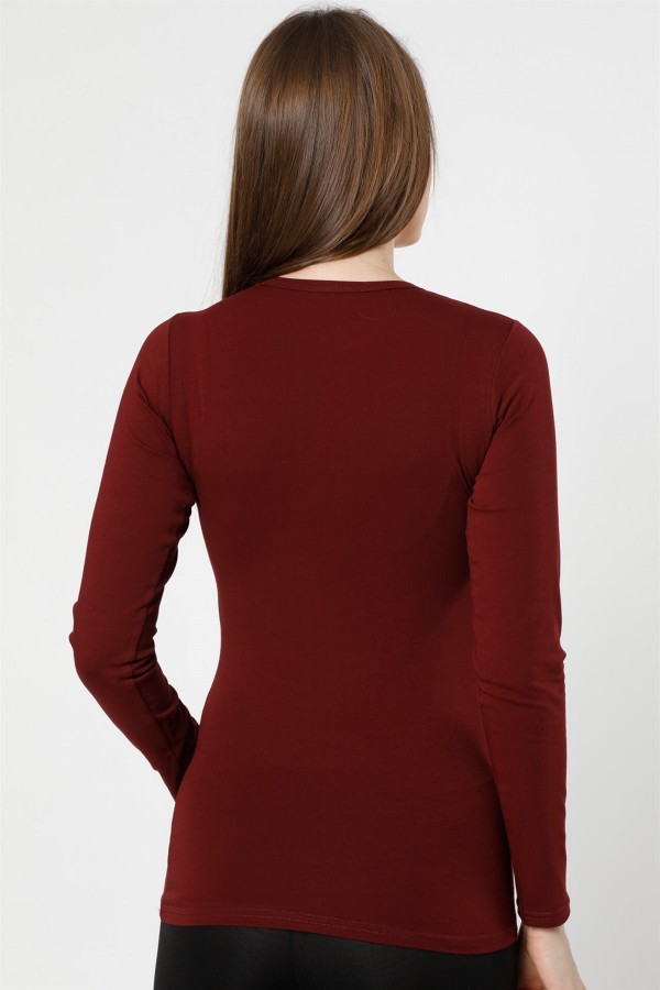Moda Çizgi Bayan Uzun Kol Body 250BO