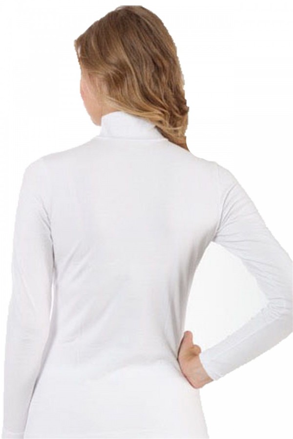 Moda Çizgi Bayan Uzun Kol Boğazlı Body 247