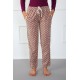 Moda Çizgi Bayan Welsoft Polar Tek Alt Pijama 210041