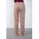 Moda Çizgi Bayan Welsoft Polar Tek Alt Pijama 210041