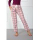 Moda Çizgi Bayan Welsoft Polar Tek Alt Pijama 210042