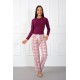 Moda Çizgi Bayan Welsoft Polar Tek Alt Pijama 210042