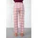Moda Çizgi Bayan Welsoft Polar Tek Alt Pijama 210042