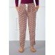 Moda Çizgi Bayan Welsoft Polar Tek Alt Pijama 210043