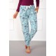 Moda Çizgi Bayan Welsoft Polar Tek Alt Pijama 210046