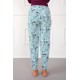 Moda Çizgi Bayan Welsoft Polar Tek Alt Pijama 210046