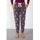 Moda Çizgi Bayan Welsoft Polar Tek Alt Pijama 210047