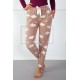 Moda Çizgi Bayan Welsoft Polar Tek Alt Pijama 210051