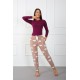 Moda Çizgi Bayan Welsoft Polar Tek Alt Pijama 210051