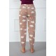 Moda Çizgi Bayan Welsoft Polar Tek Alt Pijama 210051