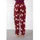 Moda Çizgi Bayan Welsoft Polar Tek Alt Pijama 210052