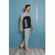 Moda Çizgi Erkek %100 Pamuk Cepli Pijama Takımı 20510G