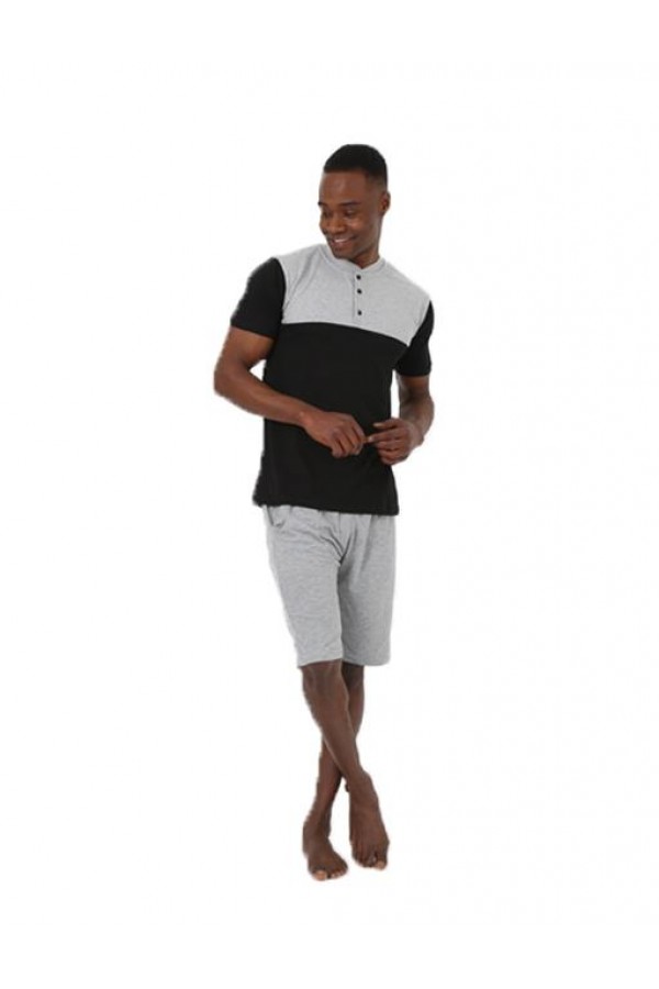 Moda Çizgi Erkek 3'lü Pijama Takım 6825
