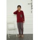 Moda Çizgi Erkek Çocuk Penye Pijama Takım 20385