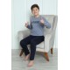 Moda Çizgi Erkek Çocuk Penye Pijama Takım 20411