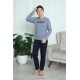 Moda Çizgi Erkek Çocuk Penye Pijama Takım 20411