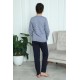 Moda Çizgi Erkek Çocuk Penye Pijama Takım 20411