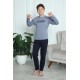Moda Çizgi Erkek Çocuk Penye Pijama Takım 20411