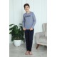 Moda Çizgi Erkek Çocuk Penye Pijama Takım 20411