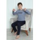 Moda Çizgi Erkek Çocuk Penye Pijama Takım 20411