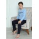 Moda Çizgi Erkek Çocuk Penye Pijama Takım 20412