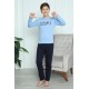 Moda Çizgi Erkek Çocuk Penye Pijama Takım 20412