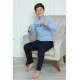 Moda Çizgi Erkek Çocuk Penye Pijama Takım 20412