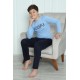 Moda Çizgi Erkek Çocuk Penye Pijama Takım 20412