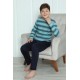 Moda Çizgi Erkek Çocuk Penye Pijama Takım 20413