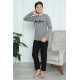 Moda Çizgi Erkek Çocuk Penye Pijama Takım 20416