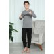 Moda Çizgi Erkek Çocuk Penye Pijama Takım 20416