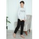 Moda Çizgi Erkek Çocuk Penye Pijama Takım 20417