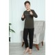 Moda Çizgi Erkek Çocuk Penye Pijama Takım 20419