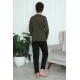Moda Çizgi Erkek Çocuk Penye Pijama Takım 20419