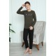 Moda Çizgi Erkek Çocuk Penye Pijama Takım 20419