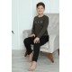 Moda Çizgi Erkek Çocuk Penye Pijama Takım 20419