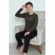 Moda Çizgi Erkek Çocuk Penye Pijama Takım 20419