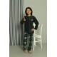 Moda Çizgi Erkek Çocuk WelSoft Polar Yeşil Pijama Takımı 20549