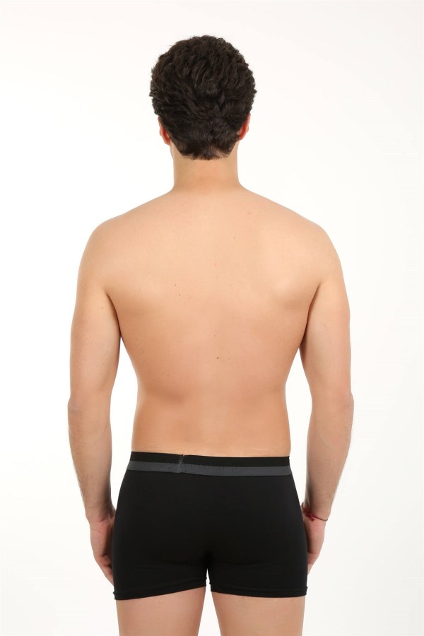 Moda Çizgi Erkek Likralı Boxer 40055