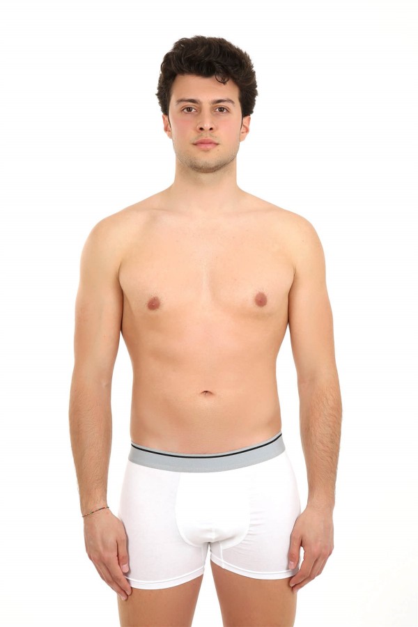 Moda Çizgi Erkek Likralı Boxer 40056