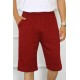 Moda Çizgi Erkek Pamuk Bordo Kapri 27480