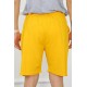 Moda Çizgi Erkek Pamuk Sarı Şort 27484