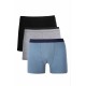 Moda Çizgi Erkek Penye 3'lü Boxer 40095