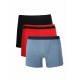 Moda Çizgi Erkek Penye 3'lü Boxer 40101