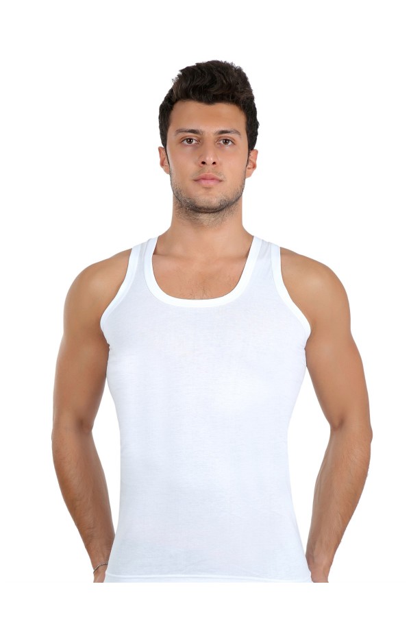 Moda Çizgi Erkek Penye Atlet 65661