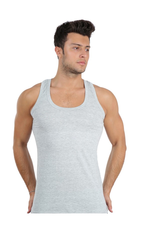 Moda Çizgi Erkek Penye Atlet 65662