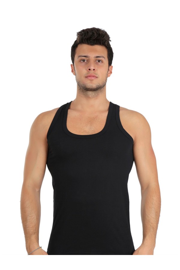 Moda Çizgi Erkek Penye Atlet 65663